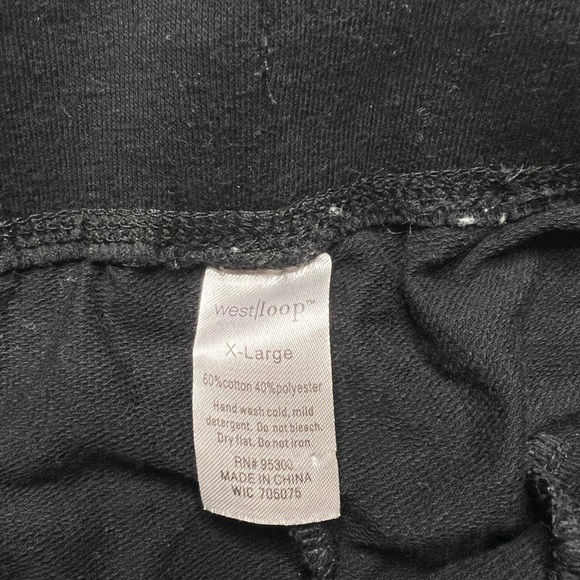 WestLoop Black Sweatshorts - Picture 3 of 3